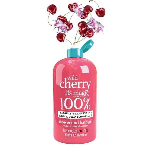 TREACLEMOON Wild Cherry Its Magic badegel og skum 500 ml