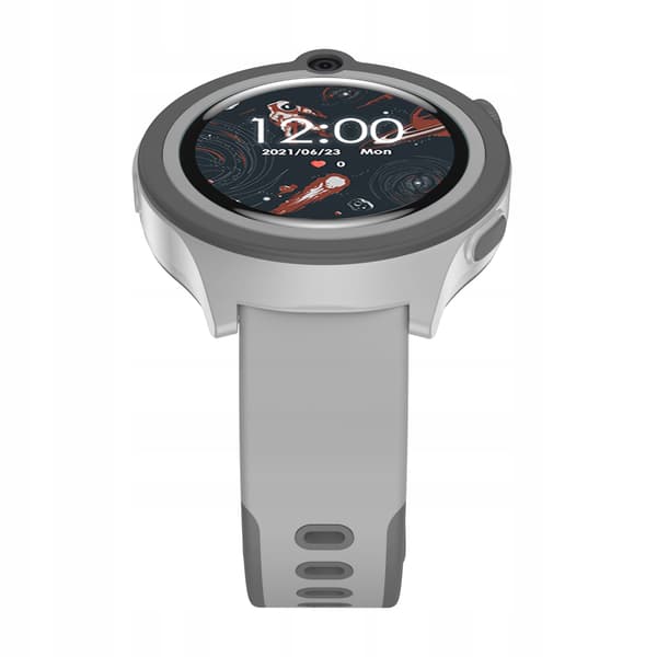 Bemi Linko2 4G LTE GPS LBS Smartwatch til børn, pulsmåler, termometer, grå