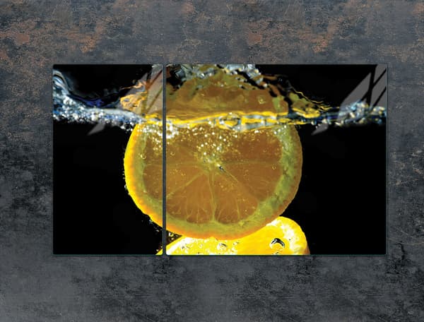 GLASSKYDDSPLÅT FÖR SPIS 90x52 CITRON