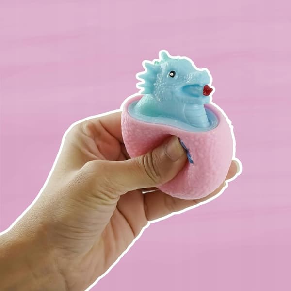 DINOSAURÆG SQUISHY anti-stress SQUEZABLE afslapning SENSORISK