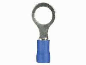 M3 isoleret ringstik, 10-pak, blå