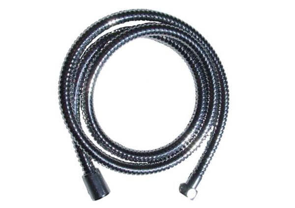 Duschslang med flätning, förkromad, 150-200 cm