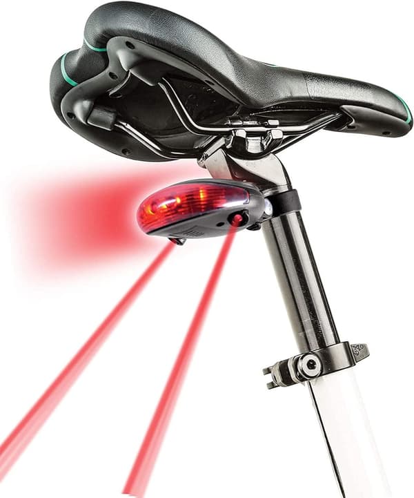 HH74 LASERCYKELLAMPA 5 LED-LASER
