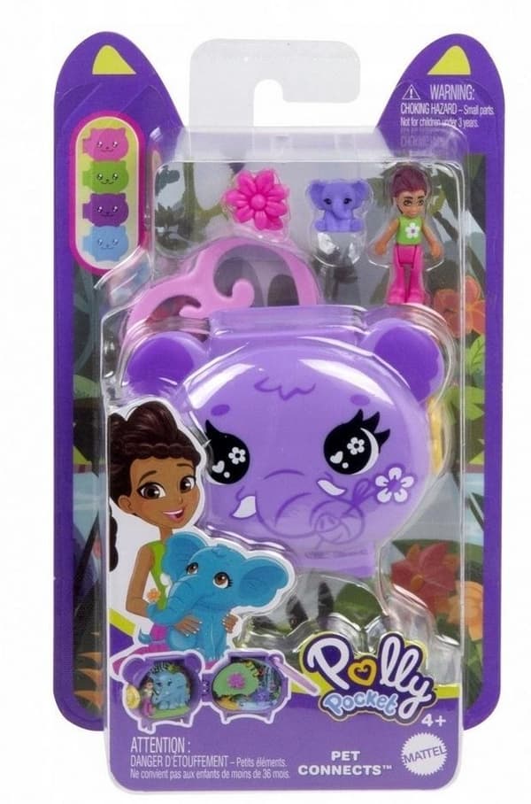 Polly Pocket Pet Forbinder Elefan