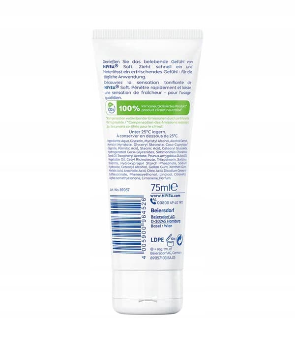 NIVEA 0 Dag- och nattfuktande ansiktskräm 75 ml