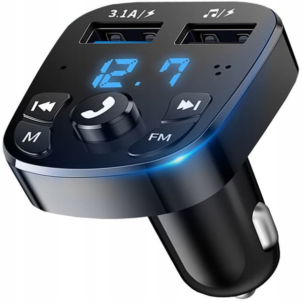 FM-SENDER BLUETOOTH USB-OPLADER 3.1A QC 3.0 Koanni