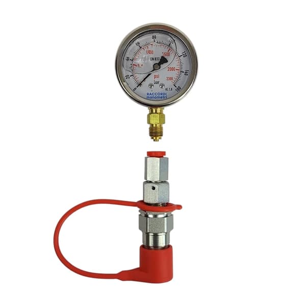 Mätsats, manometer 0-160 bar, snabbkoppling