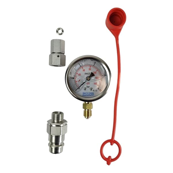 Mätsats, manometer 0-10 bar, snabbkoppling