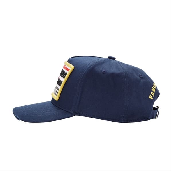 DSQUARED2-logotyp marinblå basebollkeps