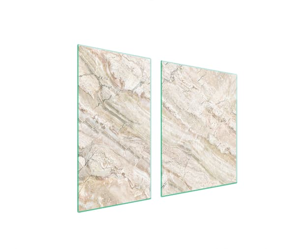 GLASSKYDDSPLÅT FÖR SPIS 90x52 MARMOR