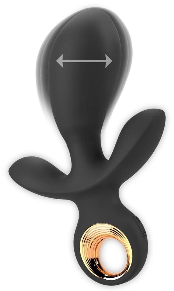 Eternal Wearable Oppustelig Triple Vibrator Sort