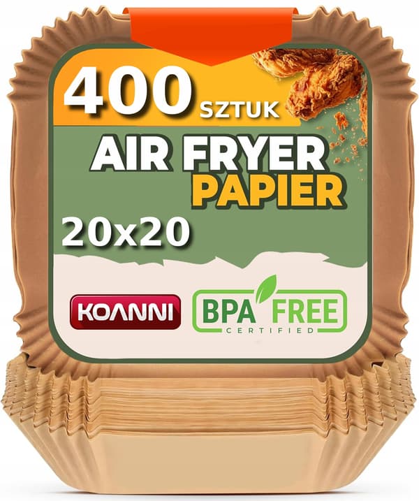 400X-certifierade pappersfack för luftfritös pappersfack för fritös