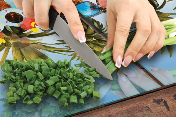 GLASSKYDDSPLÅT FÖR SPIS 90x52 ANANAS