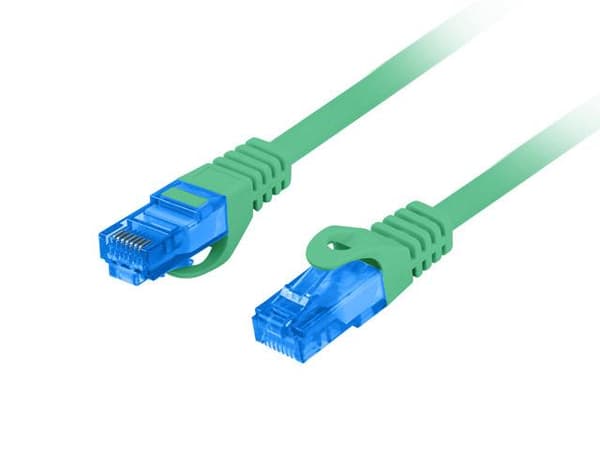 Patchkabel Lanberg S/FTP kat.6A 1,5m LSZH CCA fluke passerad grön