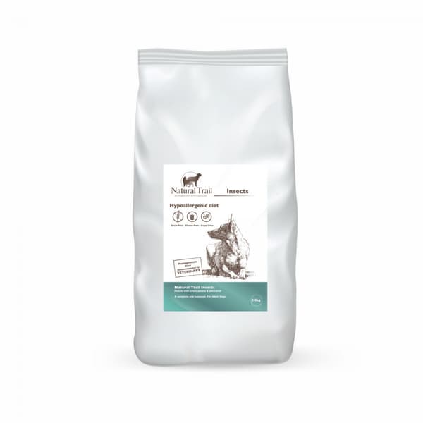 Natural Trail PREMIUM INSEKTER torrfoder för hundar 10 kg