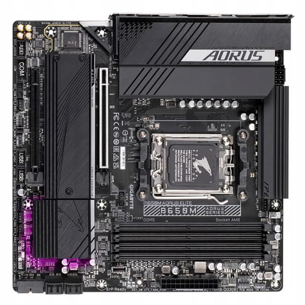 Gigabyte B650M AORUS ELITE bundkort