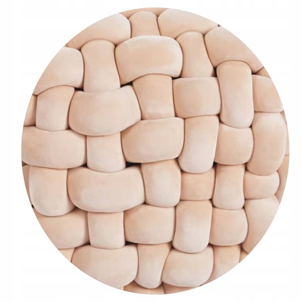 Puff P7-FX sammet beige