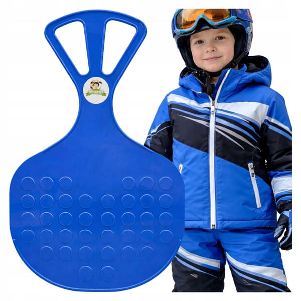 Snørytskebane æble til rutsjebane XXL 58 cm helblå