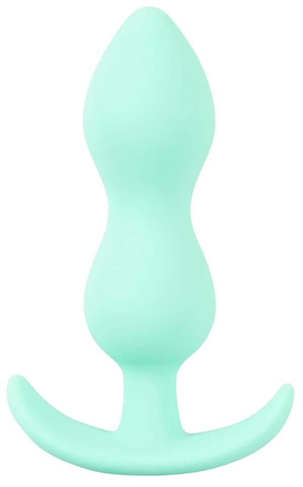 Cuties Silikon Analplugg med Känslig Spets Grön