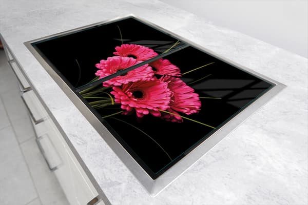 GLASBESKYTTELSESPLADE 75x52 GERBERA
