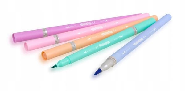 Tuscher, Tuscher, Dobbeltsidede tuscher, Pastel, 10 farver