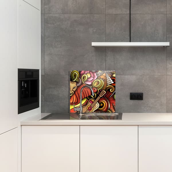 KEITTIÖN LASIPANEELI 65x60 Bull