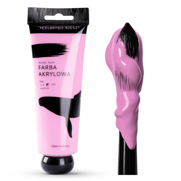 Valsaker kunstnerakrylmaling rosa 120 ml