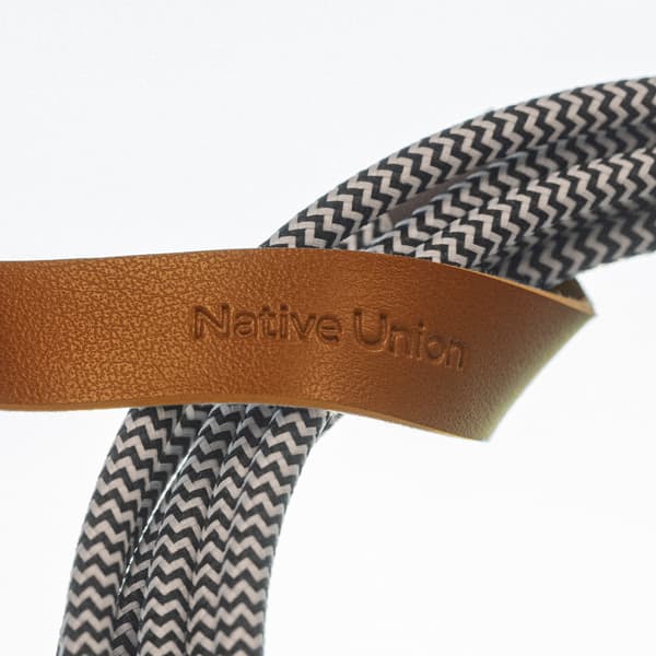 Native Union bæltekabel XL 100W - USB-C - USB-C kabel, 3 m (zebra)
