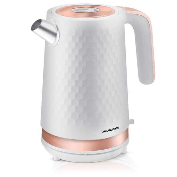 Vattenkokare 1,7l Berdsen BD-705 vit och koppar