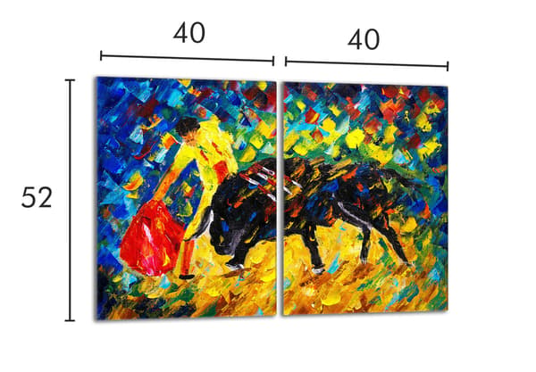 Skyddsplatta i glas för spis 2x40x52 Byk