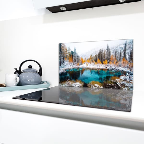 Lasinen suojalevy liedelle 90x52 Katso