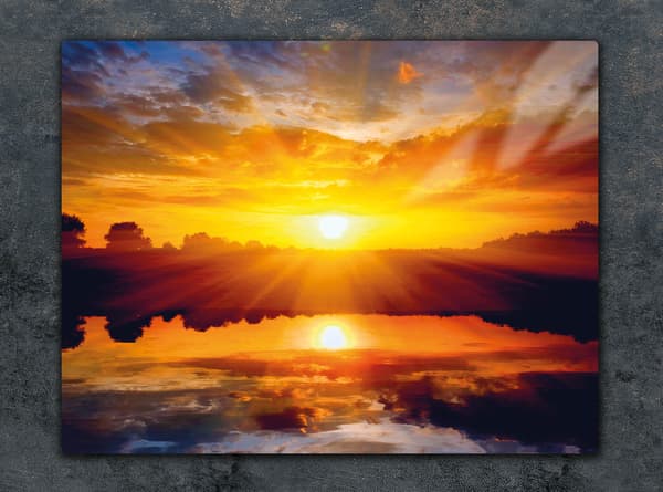 GLAS SKÆREBRÆT 52x40 SOL