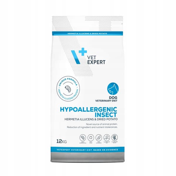 VetExpert Veterinärfoder Hypo Insekt 12 kg