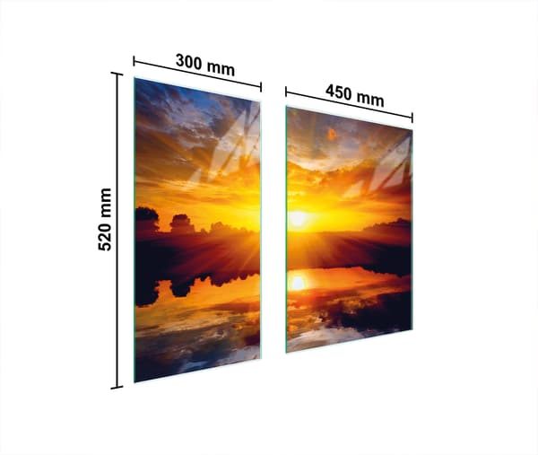 GLASBESKYTTELSESPLADE 75x52 SOL