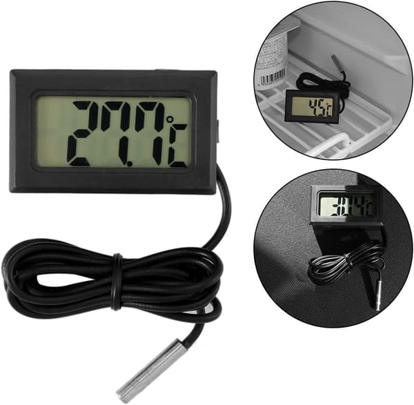 AF23 LCD ELEKTRONISK TERMOMETER MED AKVARIUMSond