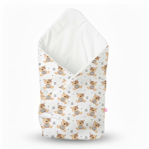 75x75cm babysvøb - bamse