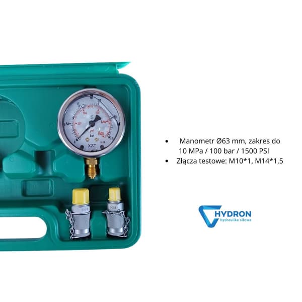 2M hydraulisk tryktestsæt