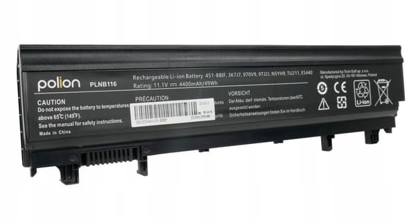 Dell laptopbatteri VV0NF N5YH9 Latitude E5440 E5540 4400mAh