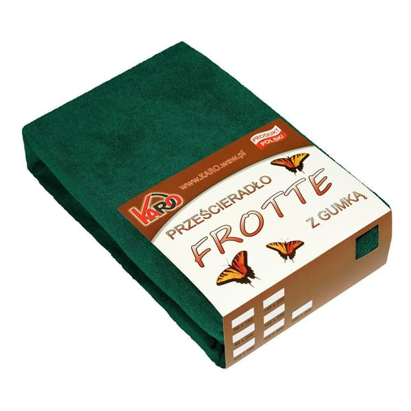 Frotee-aluslakana 160x220 pullonvihreä 074 KARO