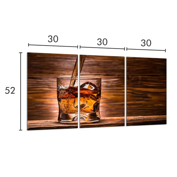Skyddsplatta i glas för spis 3x30x52