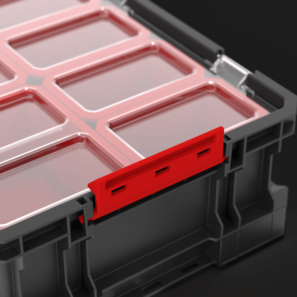 QBRICK SYSTEM TWO ORGANIZER Plus med lock stor verktygslåda 14,3 l