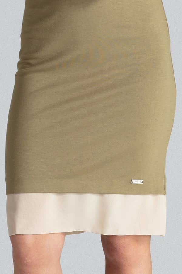 Kjole L016 Oliven M