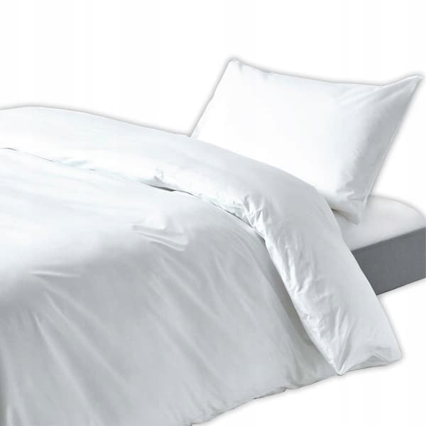 Hotellsängkläder 140x200 plus 50/70 vit bomull 150g