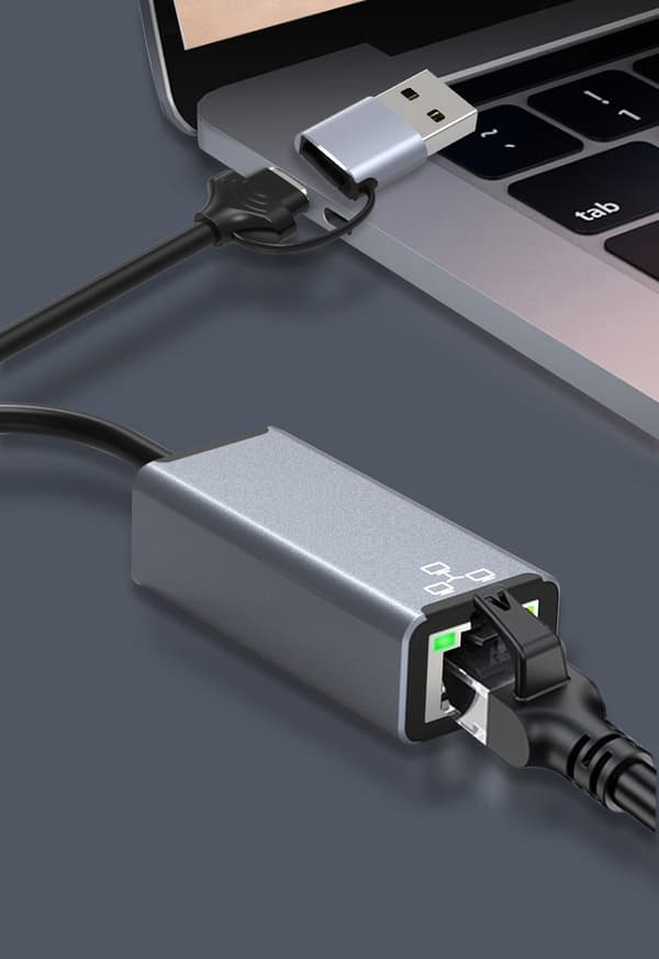 USB 3.0 LAN 100 Mb RJ45 NETVÆRKSKORT