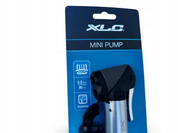 UNIVERSAL HANDCYKELPUMP XLC PU-M01 SILVER MINI KOMPAKT