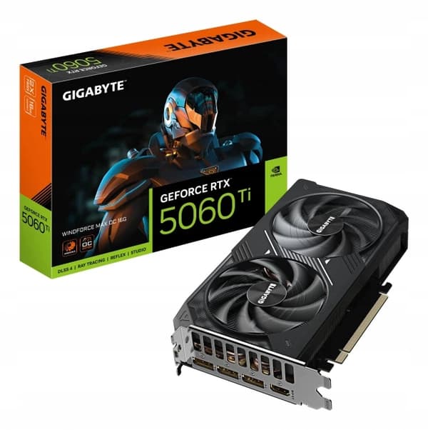 Grafikkort Gigabyte RTX 5060 Ti WindforceMAX OC 16