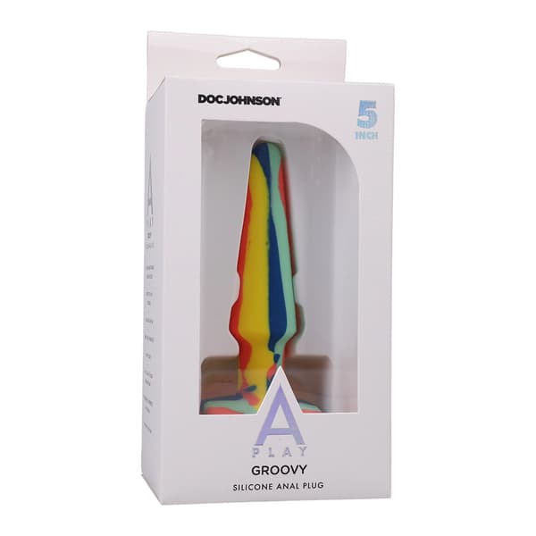 Doc Johnson Groovy Silikon Analplugg 12cm