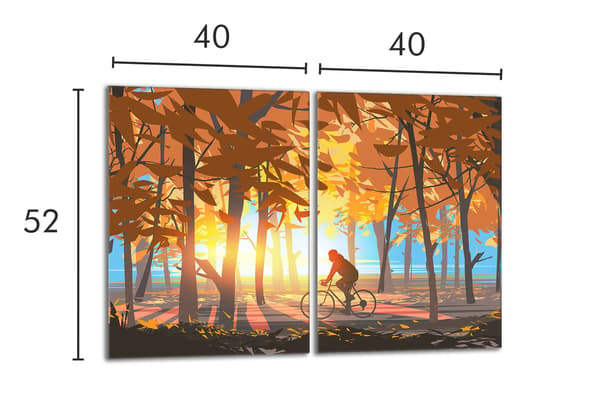 Glasbeskyttelsesplade til komfur 2x40x52 Las