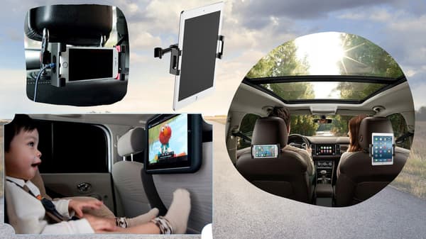 BILHOLDER TIL TABLET TELEFON 4,7-13" SOLID ROTARY JULEGAVEN