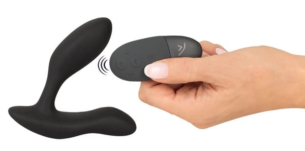 WeVibe Vector -hiilenmusta värisevä eturauhashierontalaite